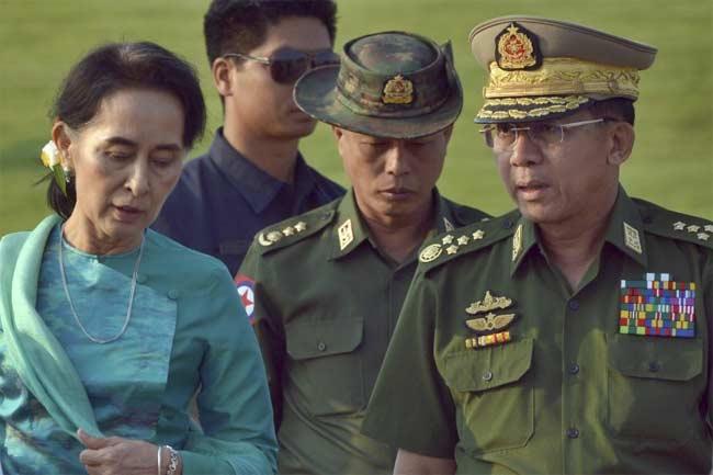 අවුන් සාන් සුකී ට එරෙහිව පොලීසියෙන් චෝදනා