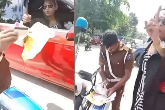 පොලිස් රාජකාරියට බාධාකළ කාන්තාව රිමාන්ඩ්