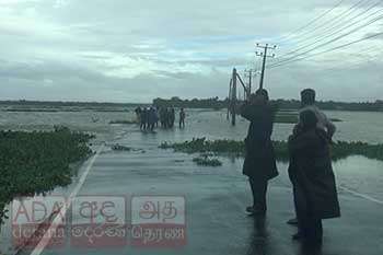 උතුරට නැගෙනහිරට සහ පොළොන්නරුව දිස්ත්රික්කයට මි.මී 100ට වැඩි වැසි