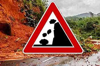 දිස්ත්රික්ක හයකට නායයෑමේ අනතුරු ඇඟවීම් තවදුරටත්