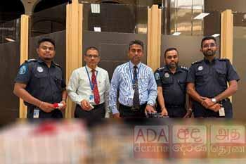 ලක්ෂ ගණනක චීන දුම්වැටි තොගයක් කටුනායකදී රේගු භාරයට