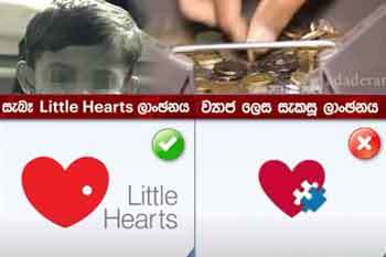 Little Hearts නම ව්‍යාජව භාවිත කරමින් මුදල් ගැරූ සැකකරුවන් අල්ලයි