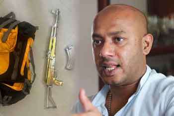 රන් අලේපිත ගිනිඅවිය ගැන ගල්කිස්ස අධිකරණයෙන් දුමින්දට දුන් තීන්දුව