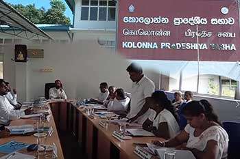 NPP බලය හිමි කොලොන්න ප්‍රාදේශීය සභාවේ මංගල අයවැය පළමුවර කියවීම පරදියි