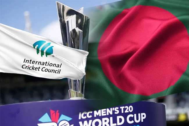 T20 ලෝක කුසලානයේ බංග්ලාදේශ තරග පැවැත්වෙන තැන් ගැන ICCයෙන් දැනුම්දීමක්