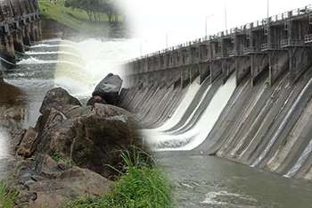 රාජාංගනය සහ කන්තලේ ජලාශවල වාන් දොරටු විවෘත කෙරේ