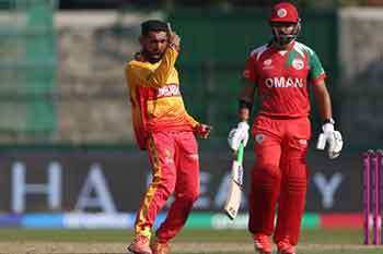 සිම්බාබ්වේ කණ්ඩායම‌ට ලකුණු 104ක ඉලක්කයක්