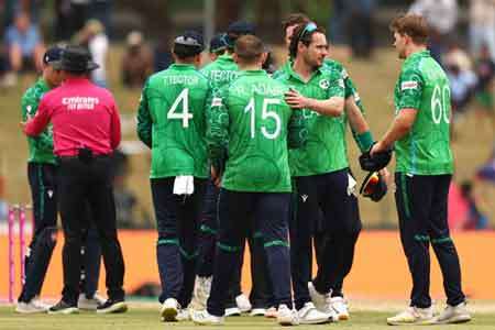 ඕමානය පරදා අයර්ලන්තයට ලකුණු 96ක ජයක්