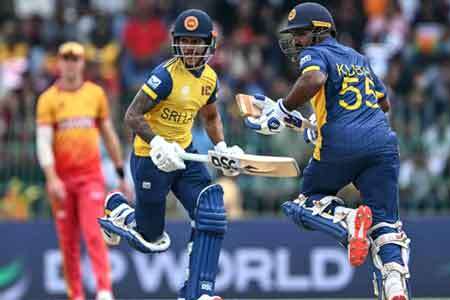 ශ්‍රී ලංකාවෙන් සිම්බාබ්වේට ලකුණු 179ක ඉලක්කයක්