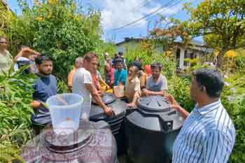 පානීය ජලය බෙදා හැරීම
