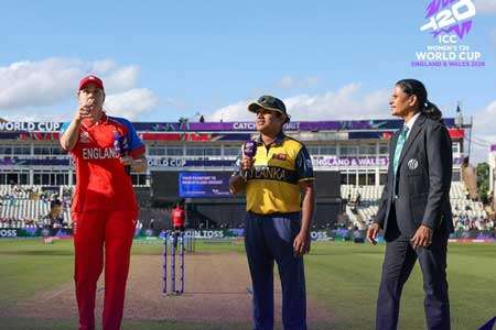 T20 කාන්තා ලෝක කුසලානය - ශ්‍රී ලංකාව පළමුව පන්දු යැවීමට තීරණය කරයි