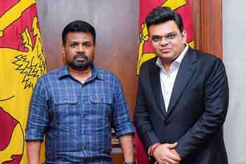 ශ්‍රී ලංකා අතුරු කමිටුවේ ප්‍රශ්නය සාකච්ඡා කරන්න ICC ප්‍රධානී ජෙයි ෂා ජනපති හමුවෙයි