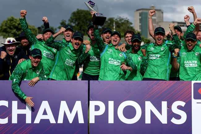 ඉන්දියාවට එරෙහිව අයර්ලන්තයට ඓතිහාසික T20 තරගාවලි ජයක්