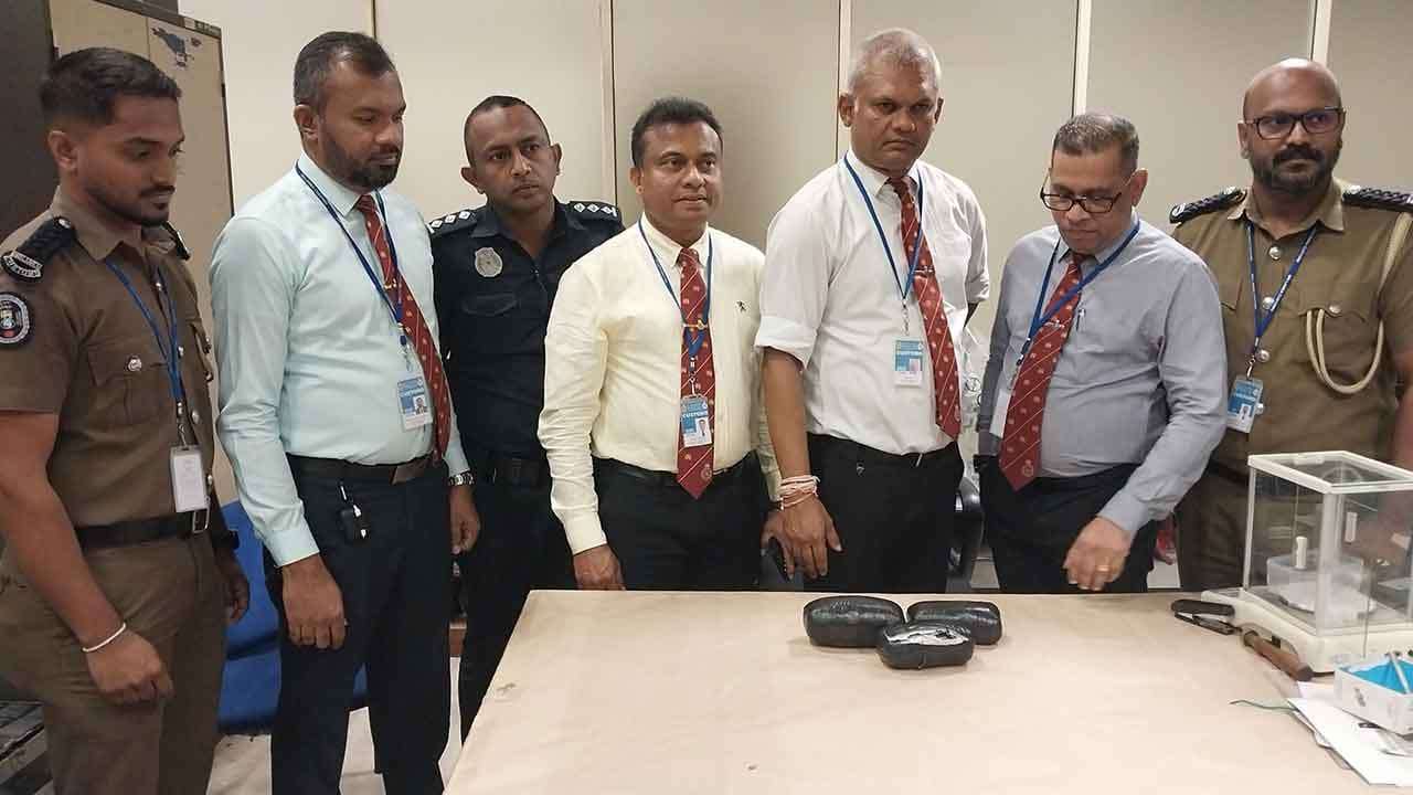 කුෂ් මත්ද්‍රව්‍ය තොගයක් මෙරටට රැගෙන ආ ව්‍යාපාරිකයෙකු අත්අඩංගුවට