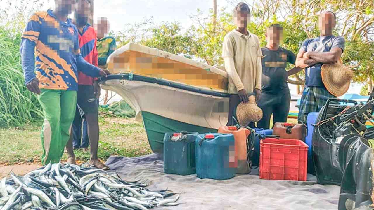 නීතිවිරෝධි ධීවර කටයුතු මැඩපැවැත්වීමේ  මෙහෙයුම්වලින් 65දෙනෙකු අල්ලයි