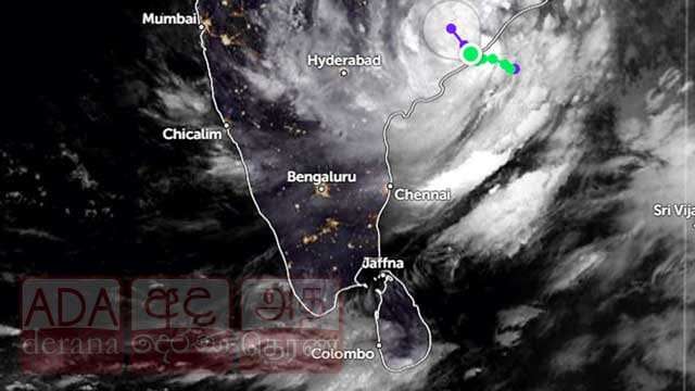 ගැඹුරු පීඩන අවපාතය ඉන්දියාවට - දිවයිනේ ප්‍රදේශ කිහිපයකට මි.මී 100ට වැඩි වැසි