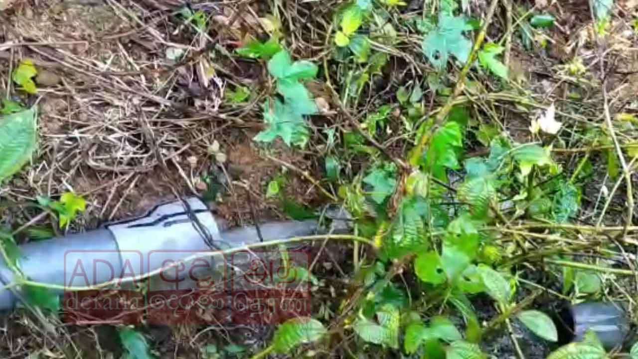 පානීය ජල නළ පද්ධතියක් විනාශ කළ තරුණයන් දෙදෙනෙකු අත්අඩංගුවට