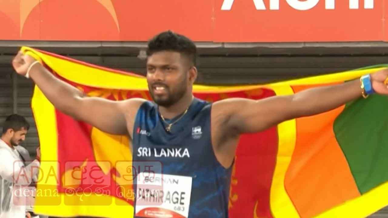 රුමේෂ්ගෙන් ශ්‍රී ලංකාවට පළමු ආසියානු රන් පදක්කම