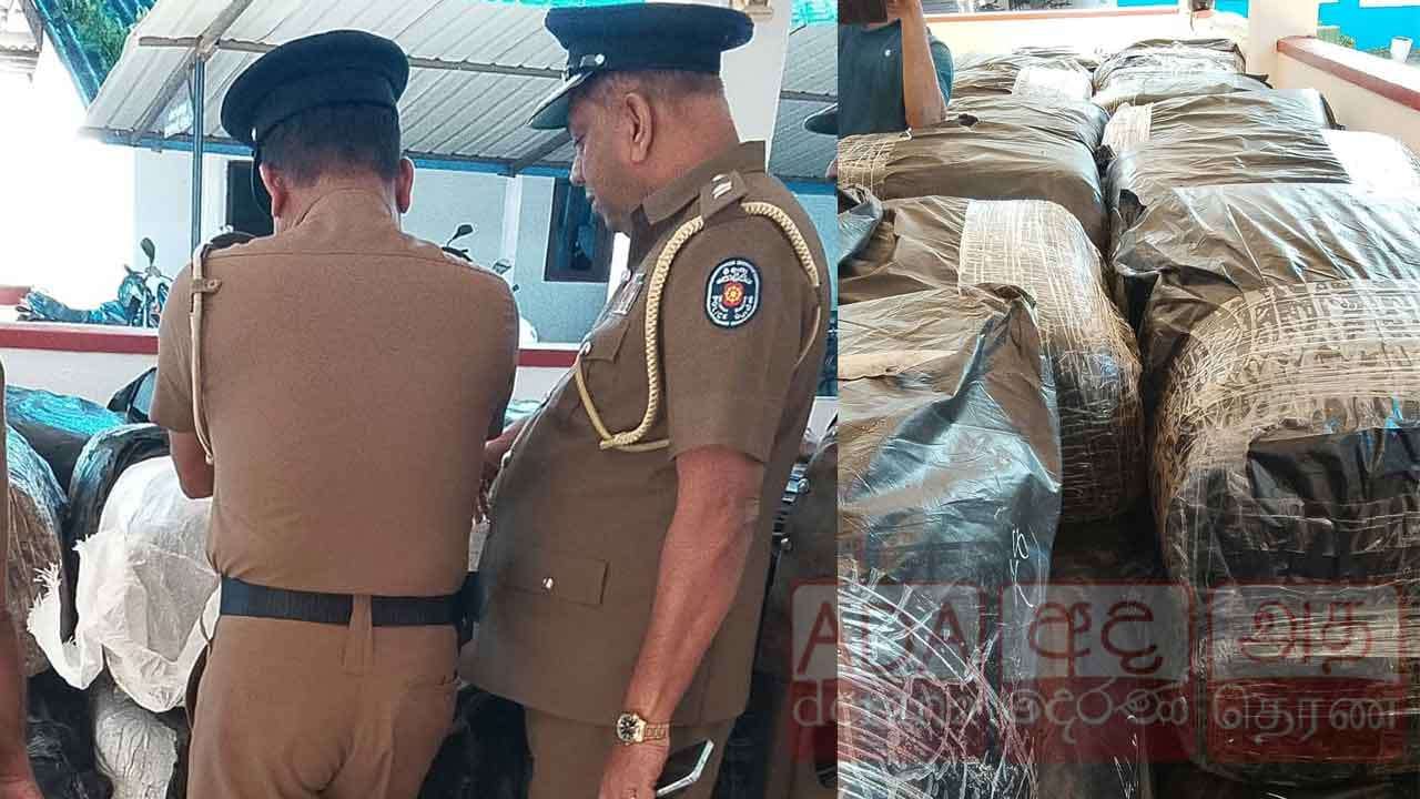 රු. කෝටි දෙකක බීඩි කොළ සමඟ සැකකරුවන් 5ක් අත්අඩංගුවට‍