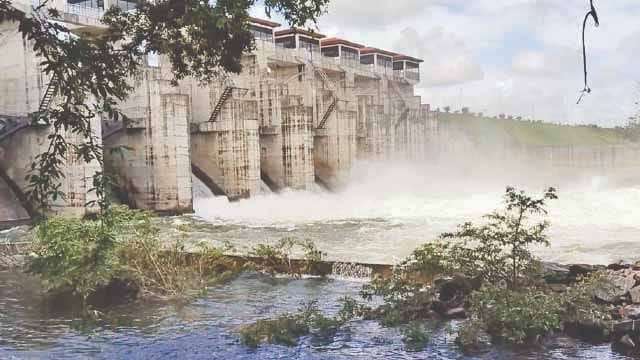 දැදුරු ඔය ජලාශයේ වාන් දොරටු 2ක් විවෘත කෙරේ