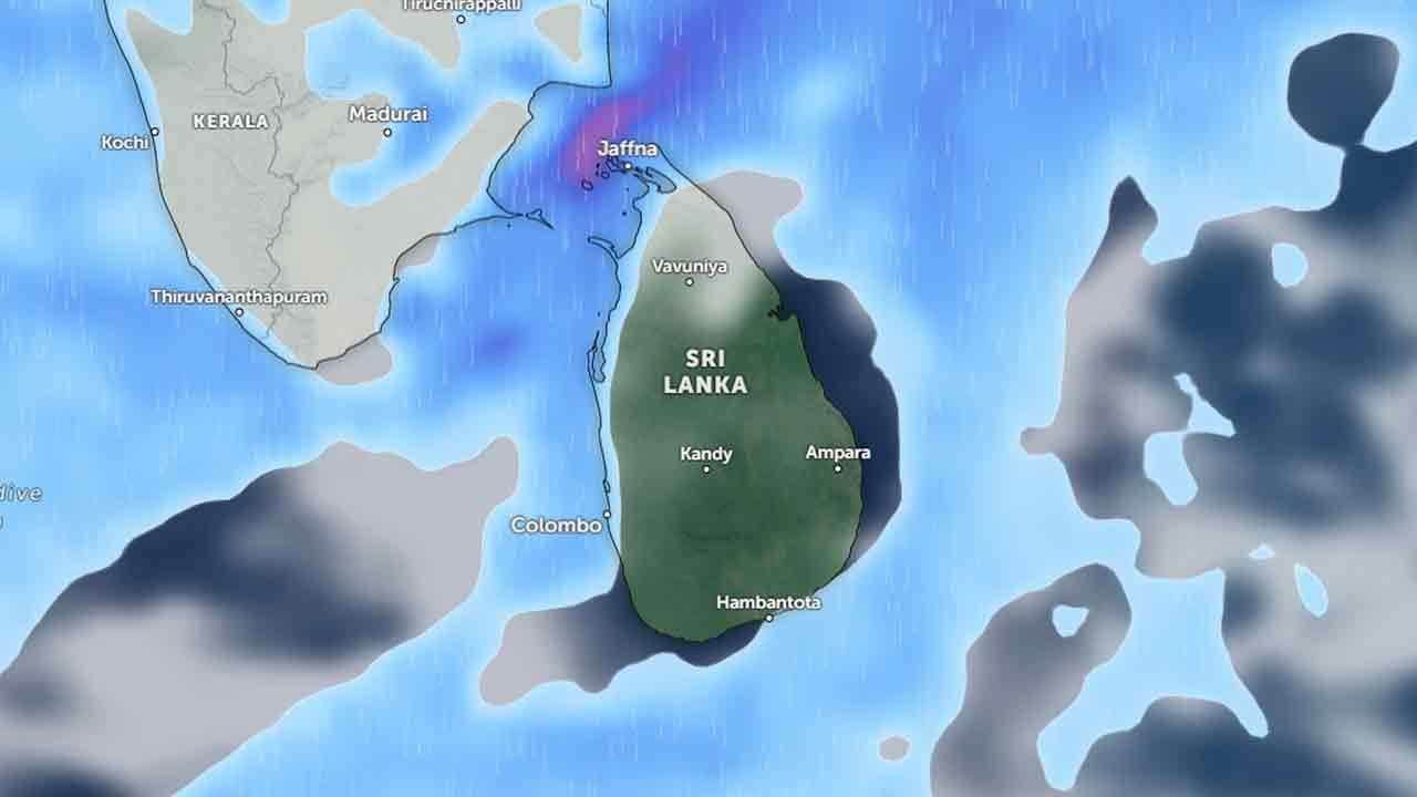 ප්‍රදේශ කිහිපයකට   මි. මී. 75 ඉක්මවූ වැසි
