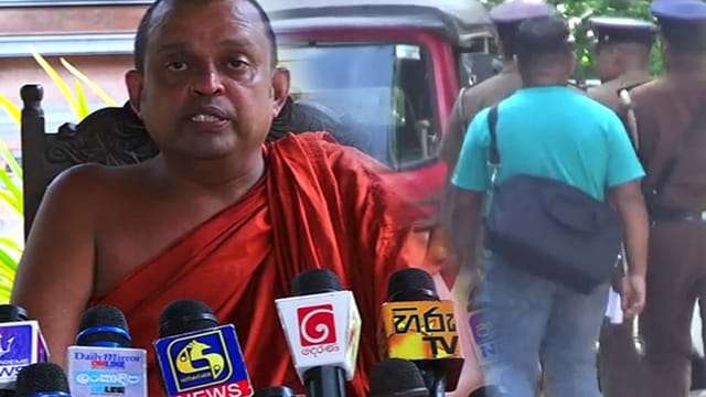 පූජ්‍ය උලපනේ සුමංගල හිමිගෙන් CCDය ප්‍රකාශ සටහන් කරගනී