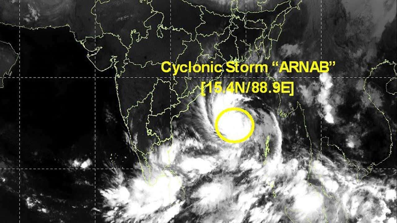 ගැඹුරු පීඩන අවපාතය 'ARNAB' සුළි කුණාටුවක් දක්වා වර්ධනය වෙයි - කාලගුණයෙන් රතු නිවේදනයක්
