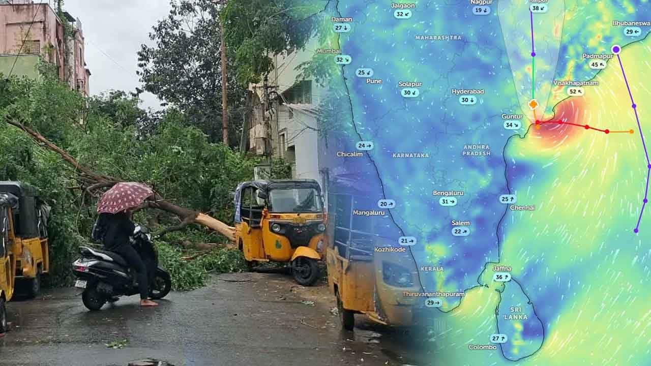 'ඔර්නබ්' සුළි කුණාටුවෙන් ඉන්දියාවේ 5ක් මරුට