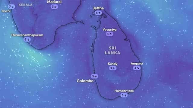 අද සවස ගිගුරුම් සහිත වැසි