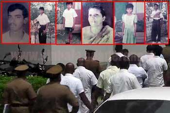 එකම පවුලේ 6ක් ඝාතනය කළ 10ක් පෝරකයට තීන්දුයි