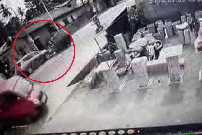 මුහුණට මුහුණ සිදුවූ මාරක අනතුරක්-CCTV දර්ශන සහිතයි