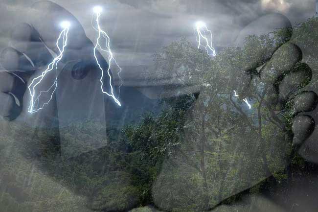අකුණු සැර වැදී තරුණයෙක් මරුට