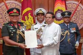 නව හමුදාපති ශවේන්ද්‍ර සිල්වා