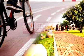 කොළඹ වරාය පිවිසුමේ සිට බත්තරමුල්ලට පාපැදි මංතීරුවක්