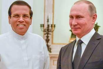රුසියානු ජනපතිගෙන් මෛත්‍රී ට පිළිතුරු ලිපියක්