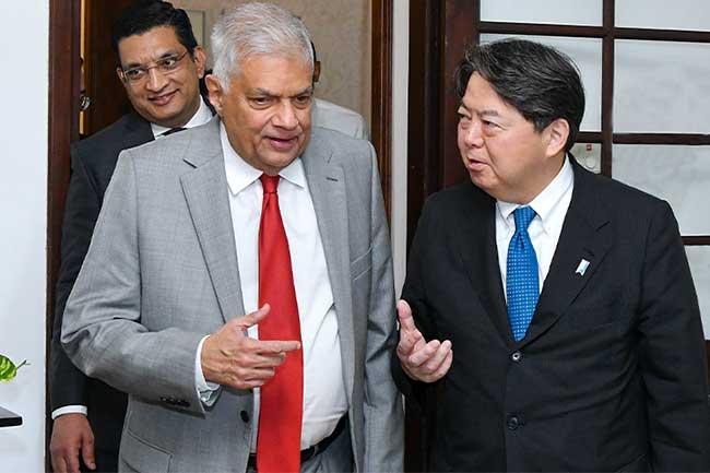 ජනපති සහ ජපාන විදේශ ඇමති අතර නව ආයෝජන ගැන සාකච්ඡාවක්