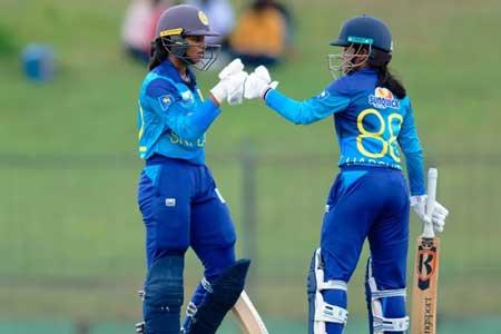 ශ්‍රී ලංකා කාන්තා පිලට කඩුලු 4ක ජයක්