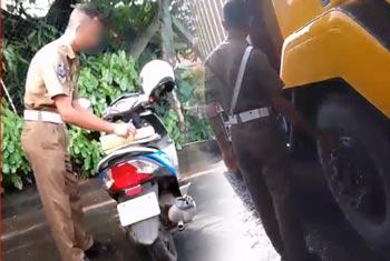 අනීතික වැඩක් කළ පොලිස් සාජන්ට වැඩ වරදියි