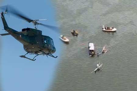 කඩා වැටුණු බෙල් 212 හෙලිකොප්ටරයේ සිටි 12දෙනා බේරාගනී