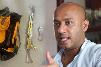 රන් අලේපිත ගිනිඅවිය ගැන ගල්කිස්ස අධිකරණයෙන් දුමින්දට දුන් තීන්දුව
