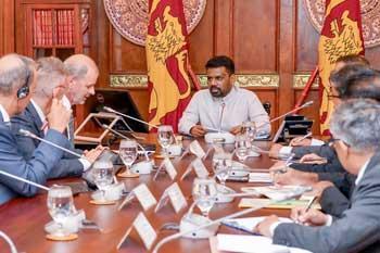 ලෝක බැංකු නියෝජිතයෝ ජනපති හමුවෙති