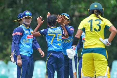 ශ්‍රී ලංකා යොවුන් ක්‍රිකට් ක්‍රීඩිකාවන්ට පහසු ජයක්
