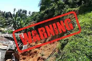 ප්‍රදේශ කිහිපයකට නායයෑම් අනතුරු ඇඟවීම් නිකුත් කෙරේ