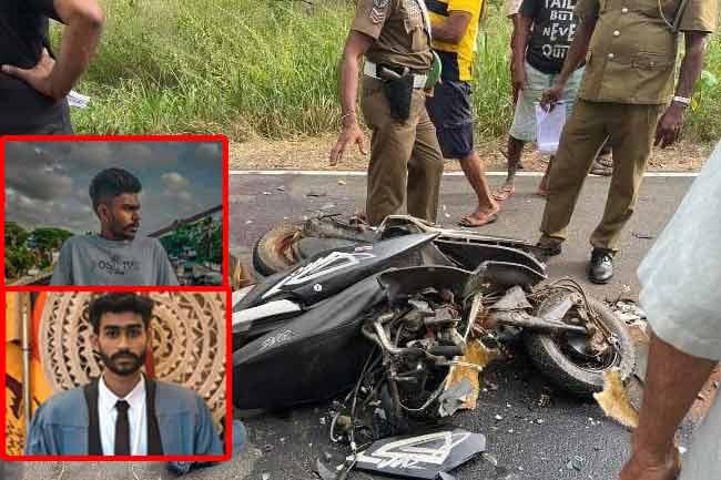 අධික වේගය තරුණයින් දෙදෙනෙකුට දිවි අහිමිකරයි