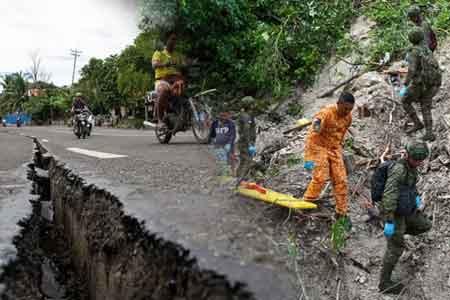 පිලිපීන භූ කම්පනයෙන් මියගිය ගණන 69ක් දක්වා ඉහළට