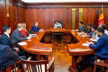 ඇමති විජිත සහ ස්වීඩන් තානාපති අතර හමුවක්