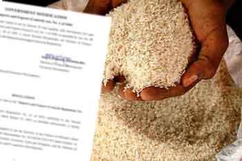 පොන්නි සම්බා සහල් ආනයනය සඳහා වූ ගැසට් නිවේදනය නිකුත් වෙයි