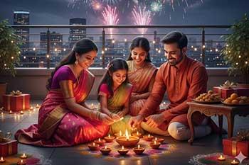 අඳුර පරදා ආලෝකය ජය ගන්නා දීපාවලී දිනය අදයි