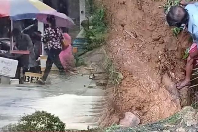 අයහපත් කාලගුණයෙන් තිදෙනෙකුට දිවි අහිමි වෙයි - 600ක් පීඩාවට