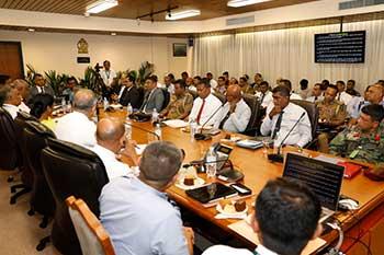 ගුවන්තොටුපොළේ ආරක්ෂක විධිවිධාන සම්බන්ධයෙන් විශේෂ සාකච්ඡාවක්